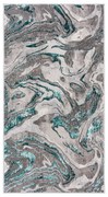 Flair Rugs, Kusový koberec Eris Marbled Emerald, 80x150, modrá, kancelária