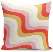 Obliečka na vankúš 43x43 cm Creamy Raspberry Swirl – Mila Home