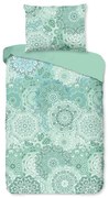 Zelené bavlnené obliečky na dvojlôžko Bonami Selection Mandala, 200 x 220 cm