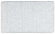 Kúpeľňový koberček SYNERGY glamour / lurex, biely