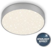 Briloner 7073-414 -LED Stropné svietidlo STAR SKY LED/16W/230V pr. 21 cm strieborná