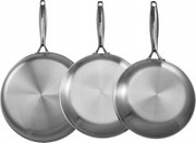 Panvica tradičná Vevor 24/28/32 cm nerezová oceľ