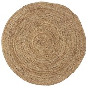 IB Laursen Jutový koberec ROUND NATURAL 90 cm