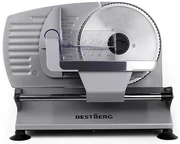 Elektrický krájač BestBerg BBS-400 / 200 W / šedá