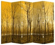Paraván - Les pri západe slnka (210x170 cm)