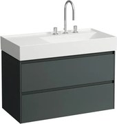 Laufen LANI skrinka pod umývadlo 88x45x51,5 cm mdf sivá H4039621122661