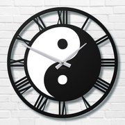 DUBLEZ | Nástenné hodiny s obrazom Jin jang
