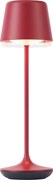 Stolná lampa červená vrátane LED IP65 Nabíjateľná s nabíjacou stanicou - Treble