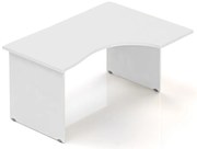 Ergonomický stôl Visio 140 x 100 cm, pravý, biela