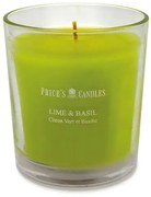 Price´s FRAGRANCE vonná sviečka v skle Limetka & Bazalka - horenie 45h