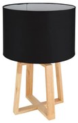 Globo 21621B - Stolná lampa MORITZ 1xE14/40W/230V čierna