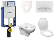 Cenovo zvýhodnený závesný WC set Geberit na zamurovanie + WC S-Line S-line Pro 110.302.00.5ND8