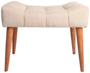 Taburet LUMI 40x58 cm krémový