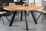 Okrúhly jedálenský stôl Thunder 140 cm mango