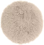 Okrúhly dekoračný vankúšik MATS 40 cm, svetlo sivý
