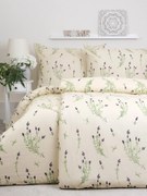 Predĺžené flanelové obliečky - Levanduľa 02