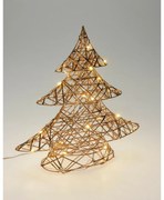 Vianočný svietiaci stromček Champagne, 30 x 30 cm, 20 micro LED, na batérie