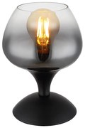 Globo 15548T2 - Stolná lampa MAXY 1xE27/40W/230V čierna