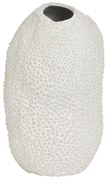 Béžovo-biela keramická váza Kyana L - Ø 18*28 cm