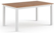 PROXIMA.store - Rustikálny rozkladací stôl 93/150 - 197 cm - BELLUNO ELEGANTE FARBA: biela - dub