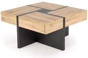 Konferenčný stolík Sevilla S dub craft/čierna