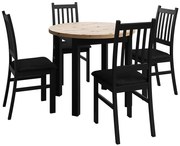 Jedálenská zostava Perbet artisan/čierna