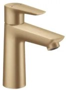 Umývadlová batéria Hansgrohe Talis E bez výpuste kartáčovaný bronz 71712140