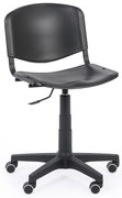 Pracovná stolička ISO, otočná, čierna
