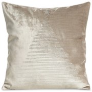 VIANOČNÁ DEKORAČNÁ OBLIEČKA NA VANKÚŠ ROYAL4 45X45 CM BÉŽOVÁ