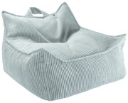 Menčestrový detský sedací vak v mentolovej farbe Chair – Wigiwama