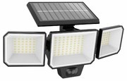 Philips Nysil solárne bezpečnostné nástenné LED svietidlo so senzorom 8,7 W 5000K, čierna