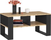 Konferenčný stolík Rockford dub artisan/čierny