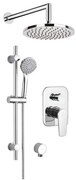 Deante NAC_09GA - Sprchová súprava s podomietkovou batériou ALPINIA, lesklý chróm