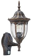 Rabalux 8370 - Vonkajšie svietidlo so senzorom MILANO 1xE27/60W/230V RL8370