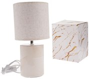 Keramická stolná lampa Light 33 cm, sv. béžová