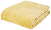 Žltá deka z mikroplyšu 130x170 cm Raschel Velvet – Catherine Lansfield