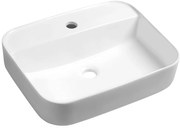 Sapho Sapho, GARDA keramické umývadlo 50x13,5x40 cm, na dosku, AR452