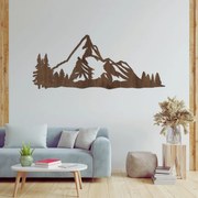 Vyrezávaná drevená dekorácia na stenu hory | SENTOP HDF0527