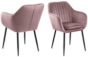 Kreslo Enilla II púdrovo ružové