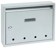 Poštová schránka RICHTER BK.24.D.SM (strieborná matná), Richter strieborný