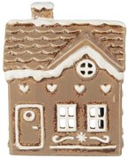Ib Laursen Keramický svietnik Stillenat Gingerbread Square Door