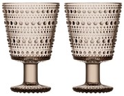 Poháre Kastehelmi 0,26l, 2ks, ľanové