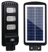 Bezdoteku LEDSolar verejne osvetlenie pouličná lampa 60W, so senzorom, bezdrôtové, iPRO, studená farba