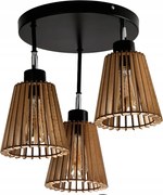 BERGE Okrúhle stropné svietidlo - 3xE27 - LUCA04