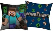 Vankúš Minecraft - motív Steve - 40 x 40 cm