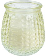 Repelentná sviečka Citronella, žltá, 160 g, 10 x 10 cm