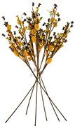 Súprava jesenných vetvičiek Zasnežený šípok 89 cm, 6 ks