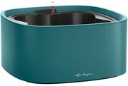 Kvetináč Lechuza Pila Color All inclusive set komplet petrol blue modrá 35x35x17 cm