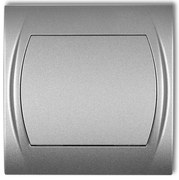 L 7LWP-1 vypínač jednotlivý strieborný