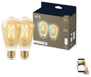 WiZ SADA 2x LED Stmievateľná žiarovka VINTAGE ST64 E27/6,7W/230V 2000-5000K Wi-Fi - WiZ WI0082